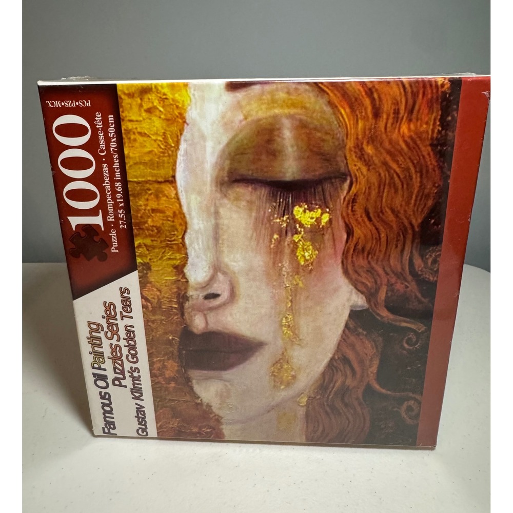 TOP Museum Collection Gustav Klimt Golden Tears 1000 Piece Jigsaw Puzzle Sealed